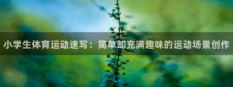 利记官方正版app集团官网首页网址:小学生体育运动速写:简单